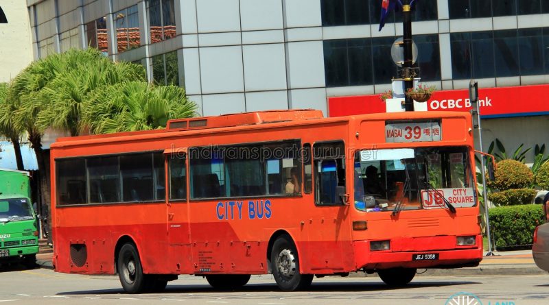 City Bus Mercedes-Benz O405 (JEJ5358) - Route 39