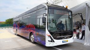 NTU-LTA-Volvo Autonomous Bus - Offside (Photo: ABB)