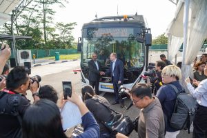 NTU-LTA-Volvo Autonomous Bus - Launch Ceremony (Photo: Volvo Buses)