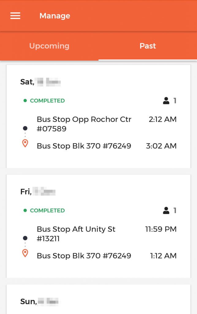 ODPB NB - BusNow App - Ride history