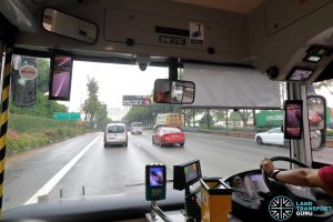 Smart-Vision Camera System installed on SMRT MAN A22 Bus