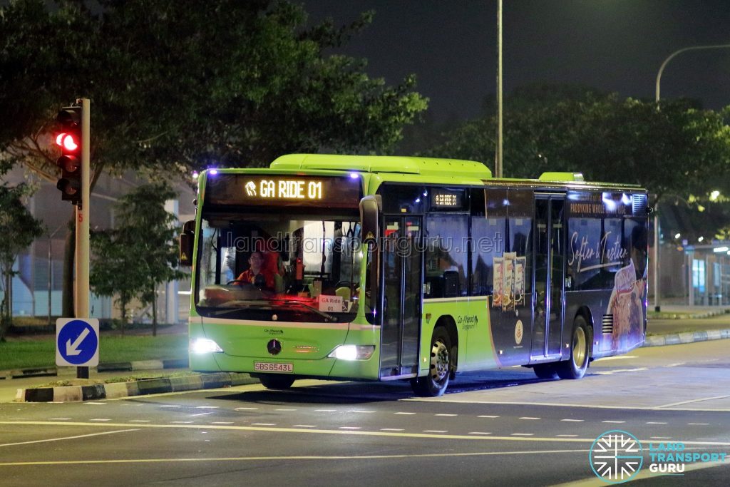 GA Ride 01 - Go-Ahead Singapore Mercedes-Benz Citaro (SBS6543L)