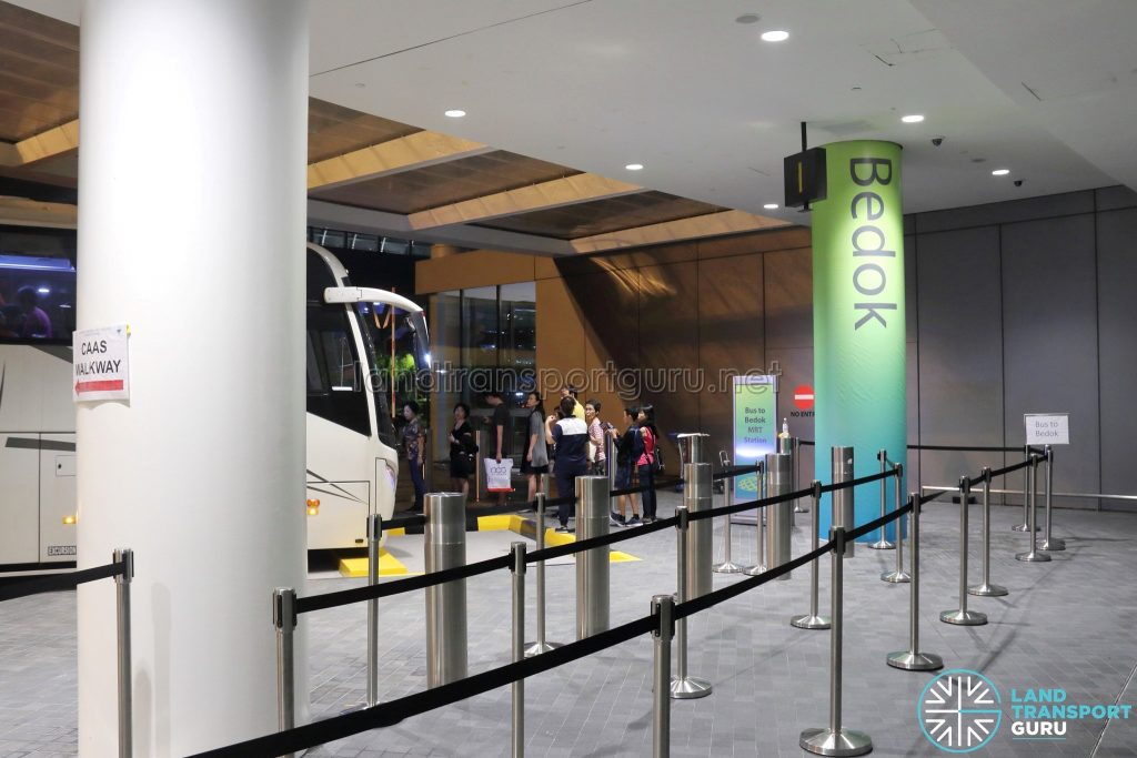 JEWEL Changi Airport - Free Shuttle Bus to Bedok MRT Station