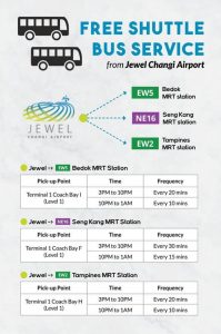 Jewel Changi Airport Free Outbound Shuttle Service (Photo: Changi Airport)