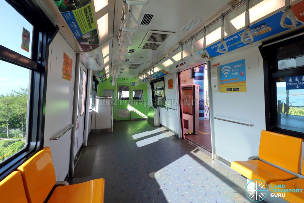 Sentosa Express Monorail - Interior