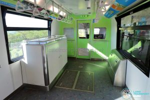 Sentosa Express Monorail - Interior with Signalling Equipment Cabinet