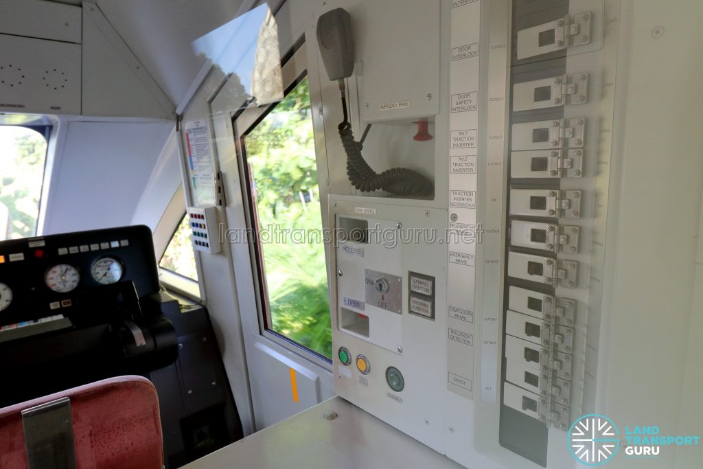 Sentosa Express Monorail - Train Operator's Cabin Controls