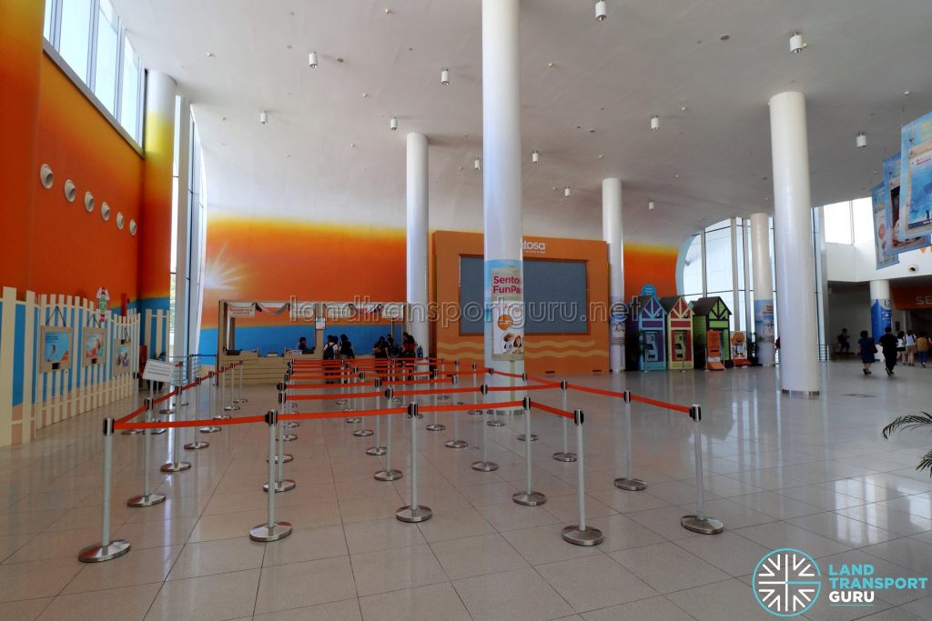 VivoCity Station - Sentosa Attractions ticketing area