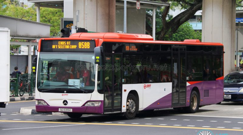 Service 858B - SMRT Buses Mercedes-Benz Citaro (SG1039X)
