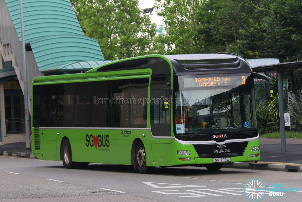 Bus 3: Go-Ahead MAN A22 (SG1720L)