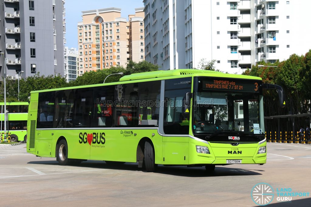 Bus 3: Go-Ahead MAN Lion's City A22 (SG1798M)