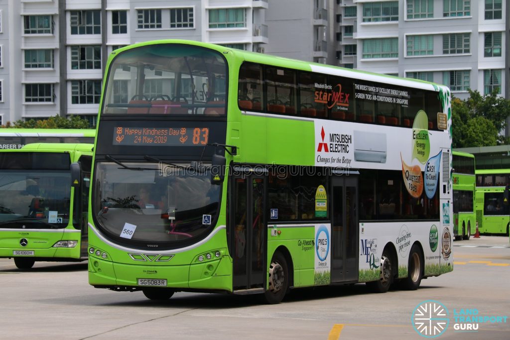 Kindness Day SG - Bus 83 Go-Ahead Volvo B9TL Wright (SG5083R)