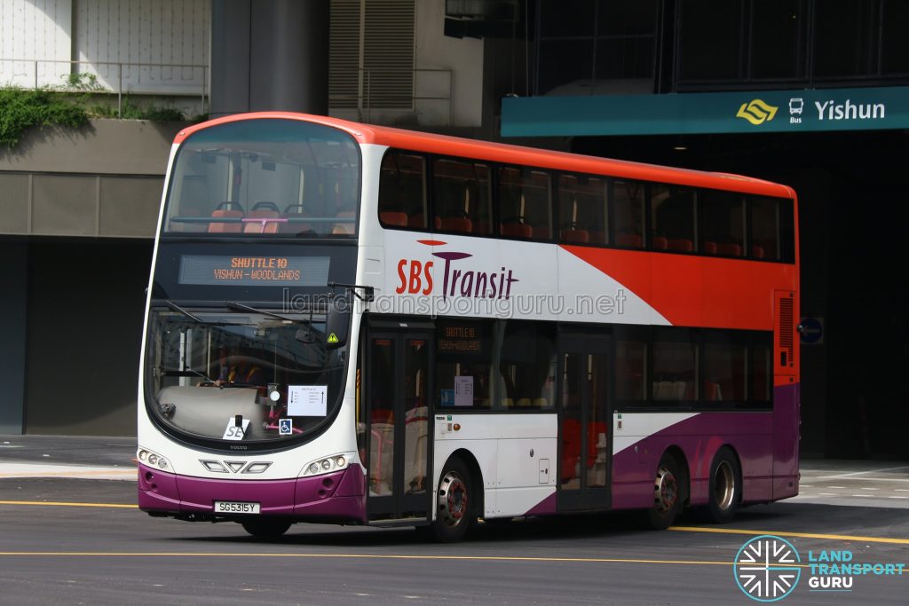 Shuttle 10 - SBS Transit Volvo B9TL Wright (SG5315Y)