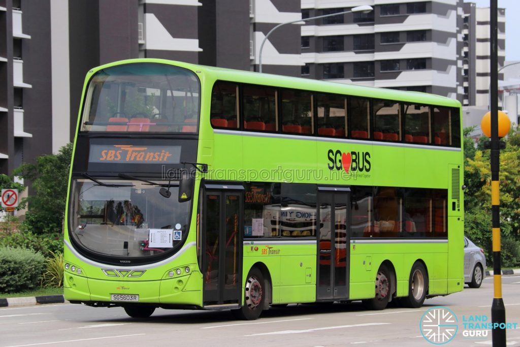 SBS Transit Logo - SBS Transit Volvo B9TL Wright (SG5603R)