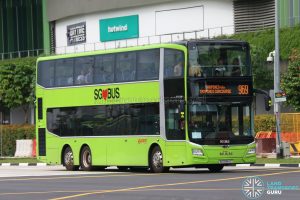 Bus 969 - SMRT Buses MAN Lion's City DD A95 (SG5964Z)