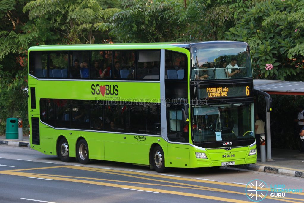 Bus 6: Go-Ahead MAN Lion's City DD A95 (SG6093E)