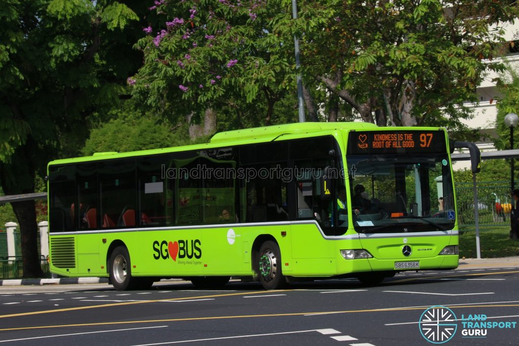 Kindness Day SG - Bus 97 Tower Transit Mercedes-Benz Citaro (SBS6356K)