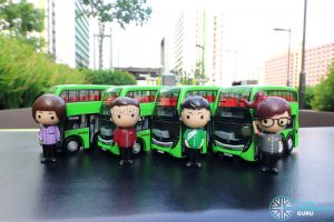 EAP ADL Enviro500 3-Door Concept bus models with Public Transport Operator Figurines