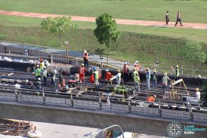 Track Works at Canberra MRT Station (20 May 2019)