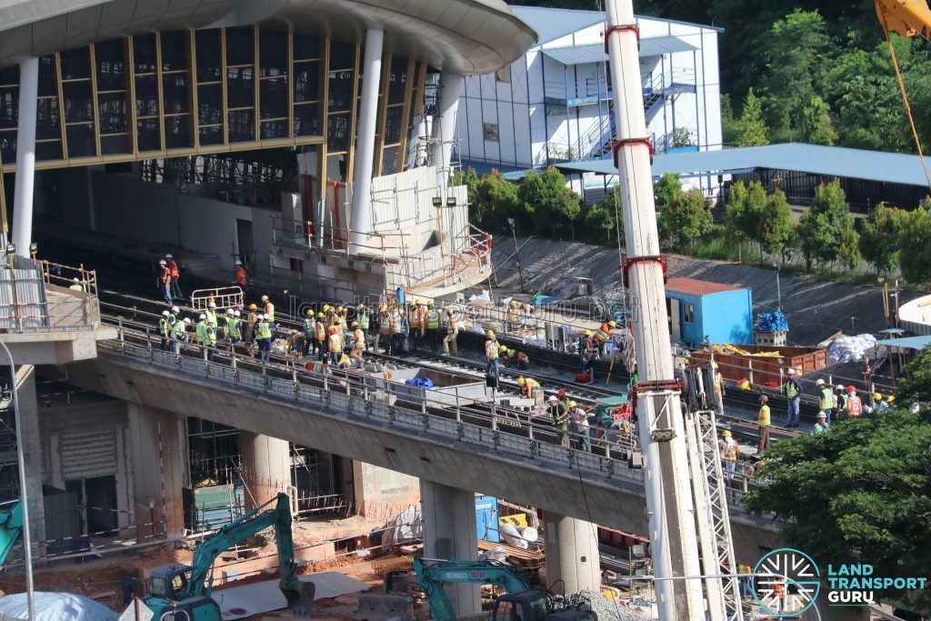 Track Works at Canberra MRT Station (20 May 2019)
