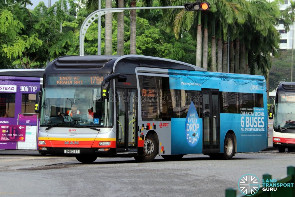 Bus 178A - SMRT Buses MAN A22 (SMB1316T)