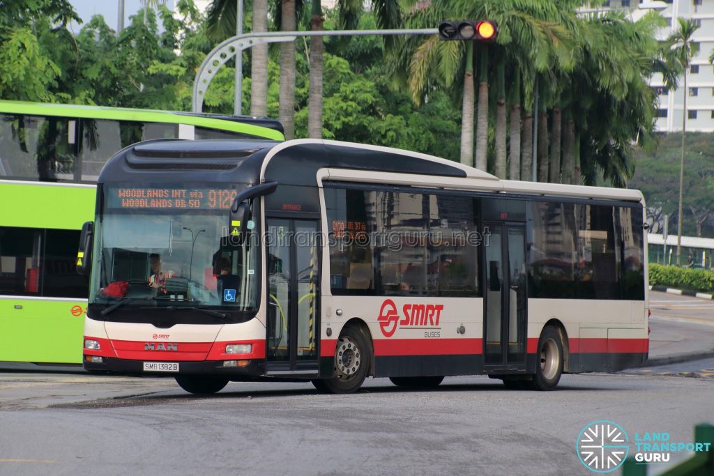 Bus 912A - SMRT Buses MAN A22 (SMB1382B)