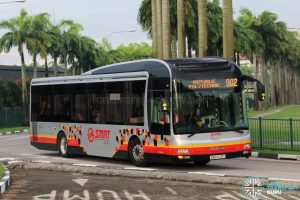 Bus 902 - SMRT Buses MAN A22 (SMB1645T)