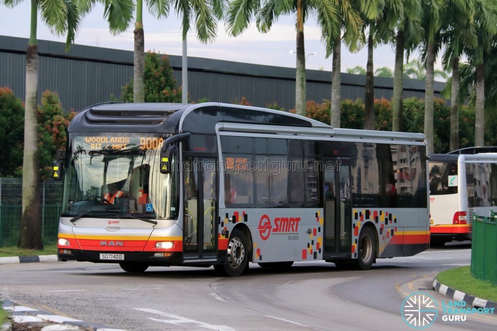Bus 900A - SMRT Buses MAN A22 (SG1740D)