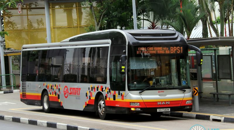 Bus BPS1 - SMRT Buses MAN A22 (SG1746M)