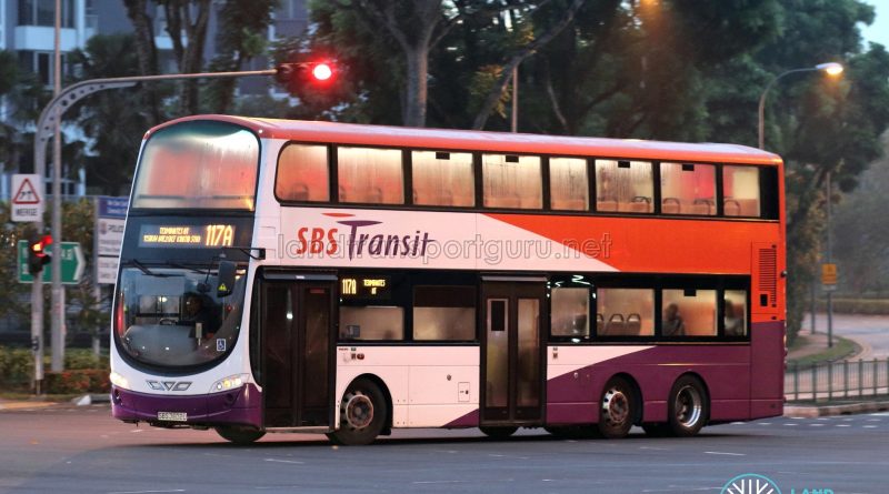 Bus 117A - SBS Transit Volvo B9TL Wright (SBS3602U)
