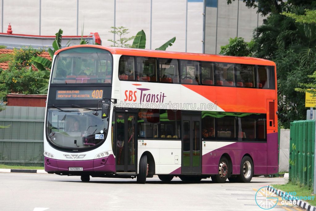 Bus 400 - SBS Transit Volvo B9TL Wright (SG5389J)