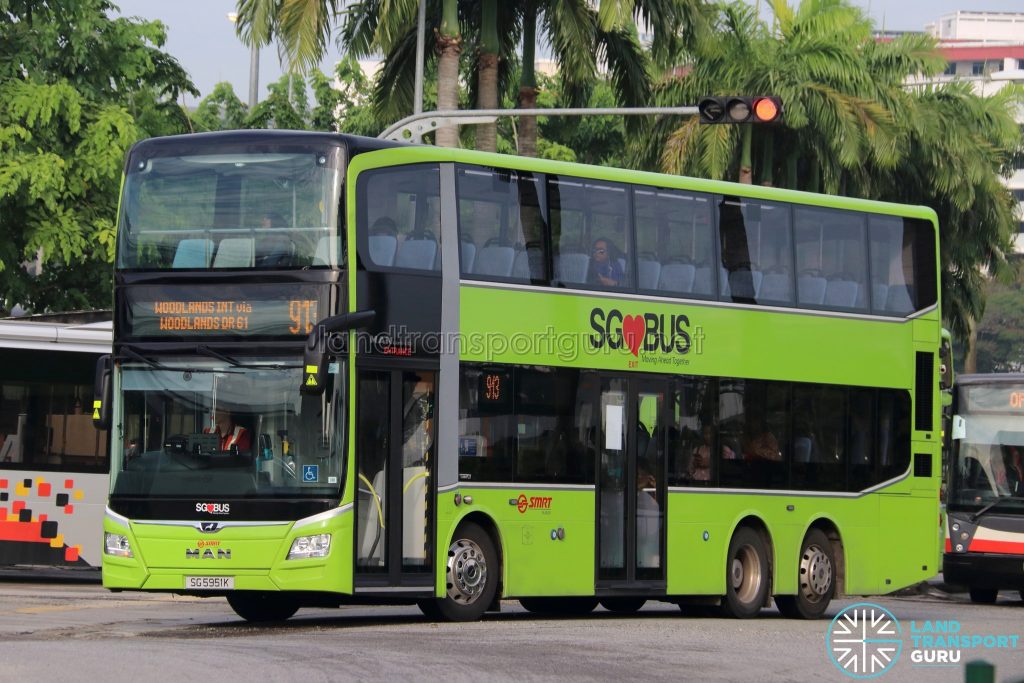 Bus 913 - SMRT Buses MAN A95 Euro 6 (SG5951K)