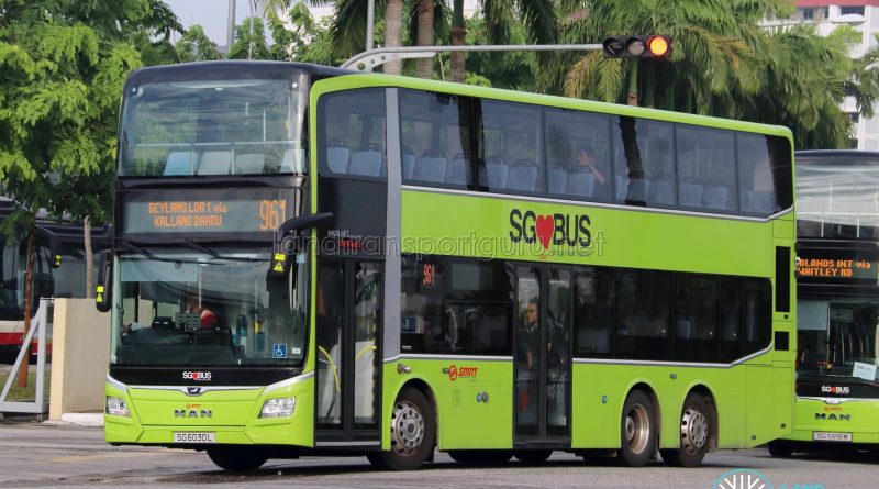 SMRT Bus Service 961 | Land Transport Guru