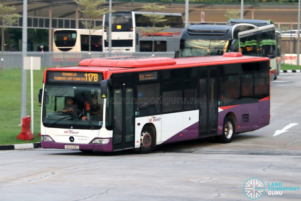 Bus 117B - SBS Transit Mercedes-Benz Citaro (SBS6128C)