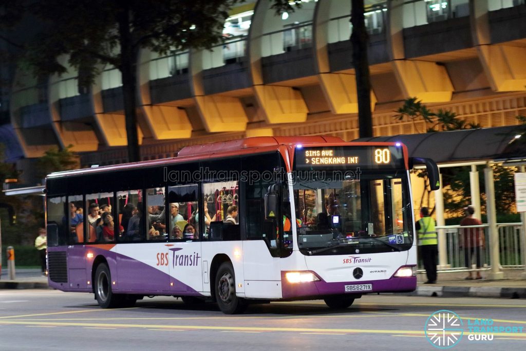 Bus 80 - SBS Transit Mercedes-Benz Citaro (SBS6271X)