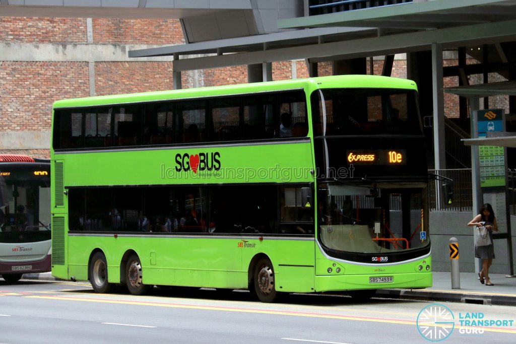 Express 10e - SBS Transit Volvo B9TL CDGE (SBS7493R)