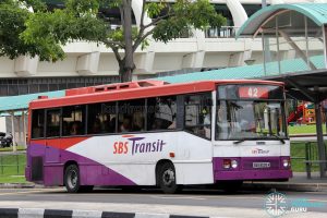 Bus 42: SBS Transit Dennis Dart Duple Metsec (SBS8009A)
