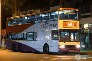 Bus 60A: SBS Transit Volvo Olympian 3-Axle (SBS9205T)
