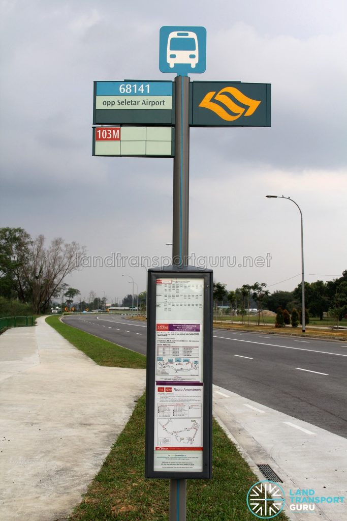 Bus Stop 68141 - Opp Seletar Airport