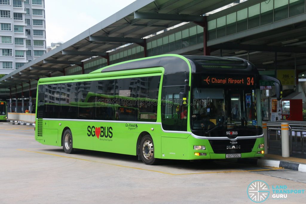 Bus 34: Go-Ahead MAN A22 (SG1720L)