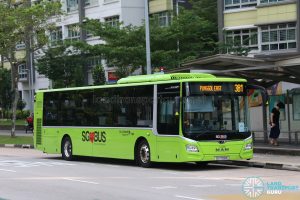 Bus 381 - Go-Ahead MAN Lion's City A22 (SG1798M)