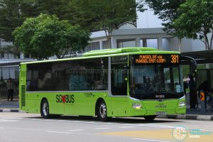Bus 381 - Go-Ahead MAN Lion's City A22 (SG1849A)