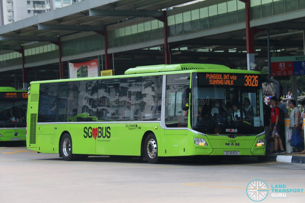 Bus 382G - Go-Ahead MAN Lion's City A22 (SG1849A)