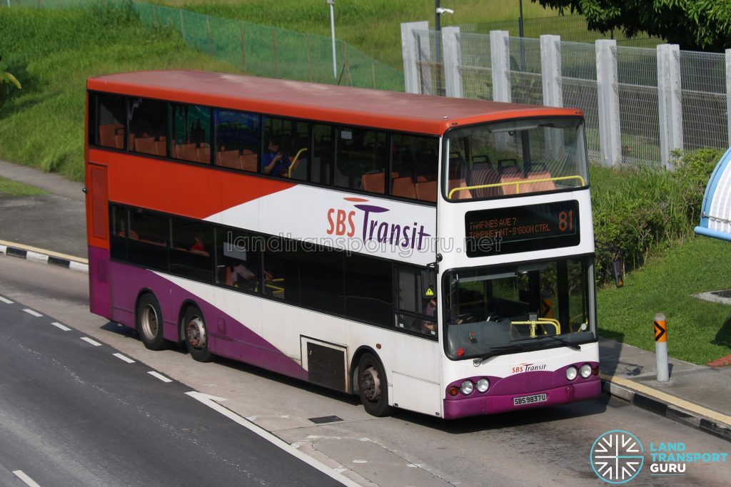 Bus 81 - SBS Transit Volvo B10TL (SBS9837U)