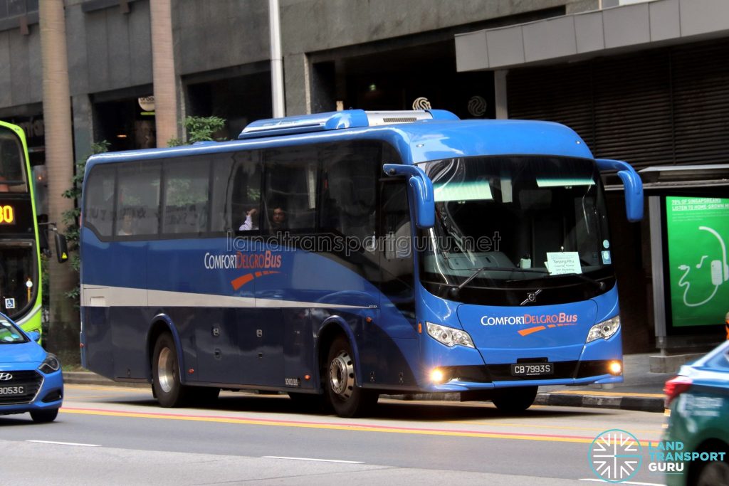 Tanjong Rhu Premium Bus Service - ComfortDelGro Bus Volvo B7R (CB7993S)