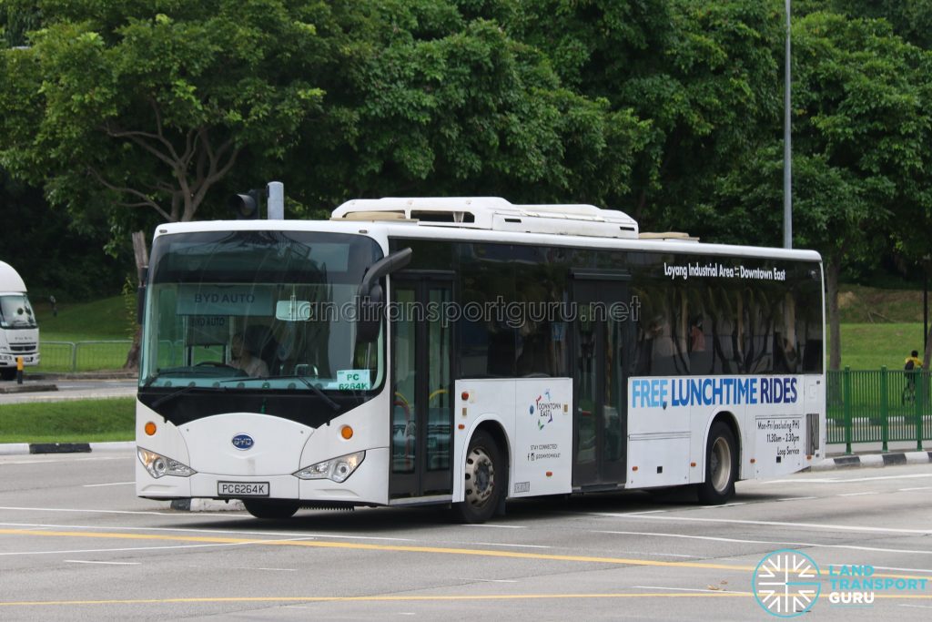 Downtown East Lunchtime Shuttle - BYD K9 (PC6264K)