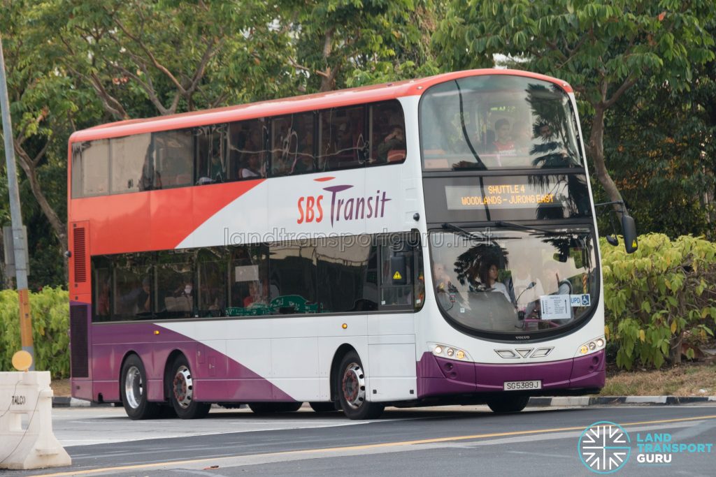 Shuttle 4: SBS Transit Volvo B9TL Wright (SG5389J)