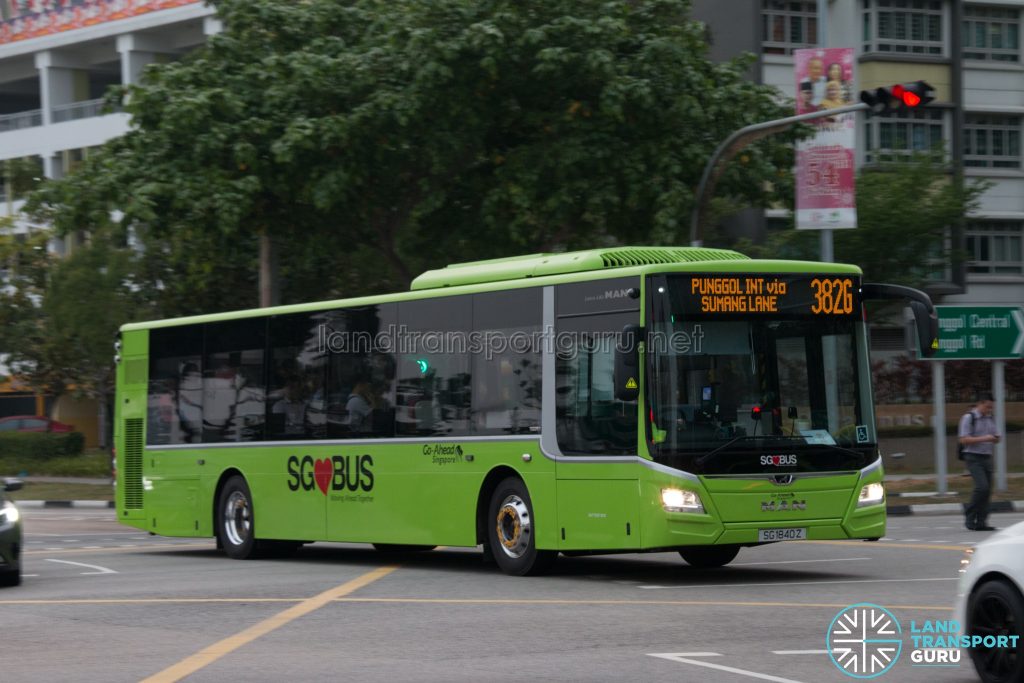 Bus 382G: Go-Ahead MAN Lion's City A22 (SG1840Z)