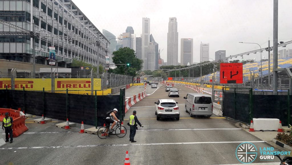 F1 2019 Road Reopening - Outside Suntec City