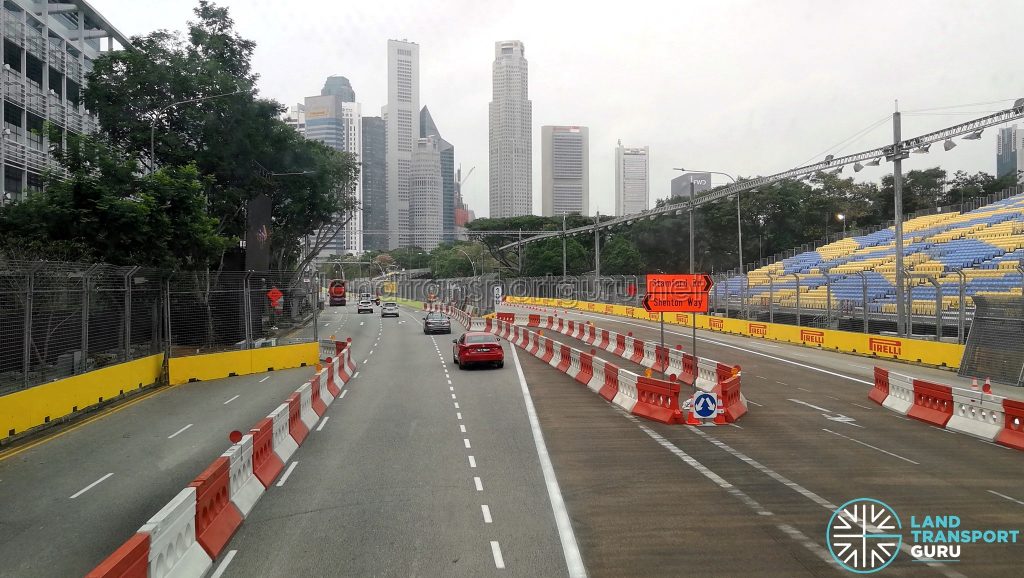 F1 2019 Road Reopening - Outside One Raffles Link